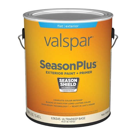 valspar season plus|VALSPAR SEASONPLUS Exterior Paint .